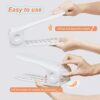 YIHATA Shoe Slots Organizer, Adjustable Shoe Stacker Storage Space Saver, Double Deck Shoe Rack Holder for Closet Organization, Thickening Qualit