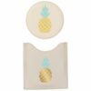 Draeger Pineapple Mirror Round Pocket Mirror to Take Anywhere, All Occasions – Dimensions 8.5 cm x 8 cm