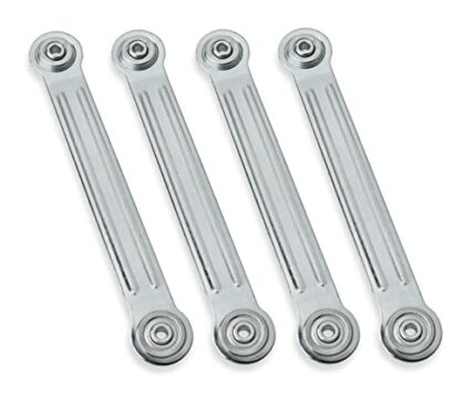 4/Pack Glider Bearing Arm Brackets Replacement Patio Glider Parts Rocker 9" Overall Length, 7-1/2" from Hole to Hole (9 Inch)