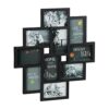 Relaxdays Collage Multi Frame, for 10 Photos, for Pictures 9 x 13 cm,Vertical & Horizontal Format, H x W 55 x 50 cm, White, One Size