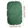 YARNOW Swing Top Cover & Swing Seat Cover - Replacement Canopy for Swing Seat Chair Hammock Cover Top Garden Outdoor/Three-seat 195x125cm (Dark G