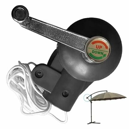 Sanfiyya Patio Umbrella Crank Handle dia 43mm Heavy Duty Anti-rust Rotary Universal Detachable Handles Replacement Part for Outdoor Parasol,paras