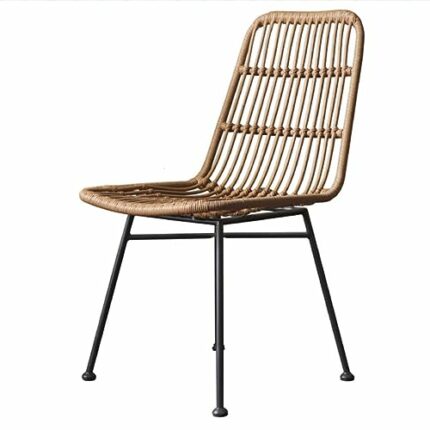 LUKEO Wood Dinning Chair Back Office Kitchen Dining Chairs Room Comfortable Home Furniture