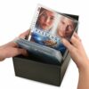3L DVD/CD/Blu Ray Storage Box For Sleeves - Boxes For DVD Sleeve and CD Pocket Storage - Black - 10290
