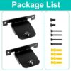Loyeenha Pair Wall Mounting Bracket for LG Sound bar for SH2 SH4 SH7 SPH2B-P SPH5B-W NB3540 NB554 S54A1-D NB5540 NB4540 S44A1-D NB4540 NB4540 NB5