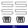 4 Pcs Hanging Chair Chain Steel Chain Heavy Duty Chain with 8 Pcs Carabiners, Garden Swing Chains Ø4mm 50cm Metal Hammock Chain for Swing Hanging