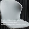 Kitchen Dining Room Furniture Chairs Modern Design Dining Chair Set Of 6 Water Proof PU Leather High Back Padded Soft Seat Reception Chair for Di