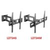 Allcam L273AM Universal Swivel Arm Wall Bracket for 40-65 inch Plasma/LED TV w/Free 360° Pan Tilt 18° Max Mount Size 600x400mm & 35KG Weight