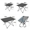 Table And Chairs Set 2 Person - Outdoor Folding Table And Chairs Patio Furniture Sets, Portable Picnic Table with Folding Oxford Cloth Chairs,for