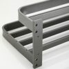 HIGOH Towel Rack High-Grade Gray Space Aluminum Alloy Towel Rack, Bath Towel Holder, Bathroom Light Bathroom Hardware