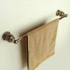 HIGOH Towel Racks,Towel Holder Towel Rail for Bathroom, Rose All Copper Hand Towel Holder, Light Towel Bar, Hardware Single Bar Towel Hangers