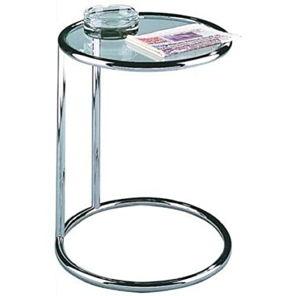 HAKU Möbel coffee table, metal, chrome, Ø 45 x H 55 cm