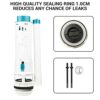 Ultra White Dual Flush Valve Toilet Cistern Outlet Kit Toilet Cistern Replacement Water Cabinet WC Drainage System 32Cm Height for 2 Inch Outlets