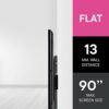 One For All Ultra Slim TV Wall Bracket Mount – Screen size 32-90 Inch - For All types of TVs (LED LCD Plasma) – Max Weight 80kgs – VESA 100x100 t