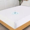 Yinlnpaul Mattress Protector, Terry Cloth Mattress Protector Waterproof Backing, Noiseless Fitted Sheet Mattress Pad Cover,Full Size,Thick Padded