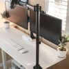 VIVO Universal VESA Adapter Bracket Kit for DSLR Cameras/Camcorders, 1/4 inch Mount, Photo and Video Shooting, Attaches to Monitor Stands for Ove