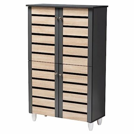 n/a Entryway Shoe Storage Cabinet Home Foyer Hallway Shoe Cabinet Finished Wooden Door Shoe Cabinet