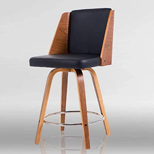 SDFGH Counter Stool with Back, Perfect for Pub and Kitchen Island Bar Stools