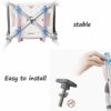 Bath Stools,Shower Stool Bath Chair Bath Seat Anti-Slip Adjustable Height Stable Lightweight Aluminum Handicapped Woman Wears 150Kg