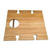Wooden Wine Picnic Table, Foldable Snack & Cheese Tray,Perfect For Hosting Outdoor Wine Festivals, Family Picnics, Camping, Beaches