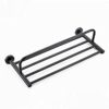 HIGOH Towel Racks,Bathroom Towel Rack Wall Mounted Towel Holder,Bathroom Wall-Mounted Modern Minimalist round Chassis Towel Rack,Bathroom Brass M