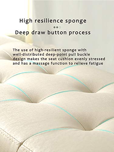 Cloth Bed End Stool Clothing Store Storage Small Sofa Bench Bench Household Solid Wood Storage Shoe Cabinet (Color : Brown, Size : 120x45x40cm) (