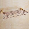 HIGOH Towel Racks,Bathroom Towel Rack Wall Mounted Towel Holder,Light Jade Bathroom Towel Rack,Bathroom Towel Holder,European Hardware
