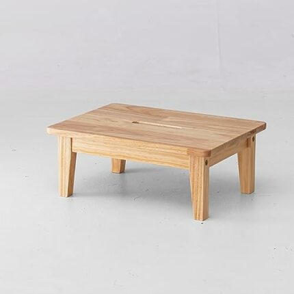 kailebao Foot Fest Stools Wood Ottomans for Sofa Small Foot Stool Living Room Ottoman Foot Fest for Bedroom Wood Potty Stool Wooden