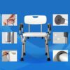 Bath Stools,Old Man Shower Chair Bathroom Bath Stool Pregnant Women Disabled Slip Stool
