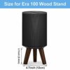 Wood Desktop Speaker Stand for Sonos Era 100 Stand Holder with Speaker Sticker, Wooden Tripod Speaker Stand Desk for Better Sound Compatible with