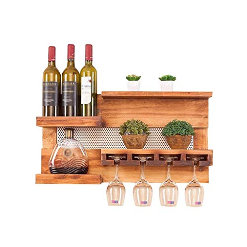 CZDYUF Wine Rack, Natural Storage Rack Freestanding Countertop Shelf Wine Bottle Holder