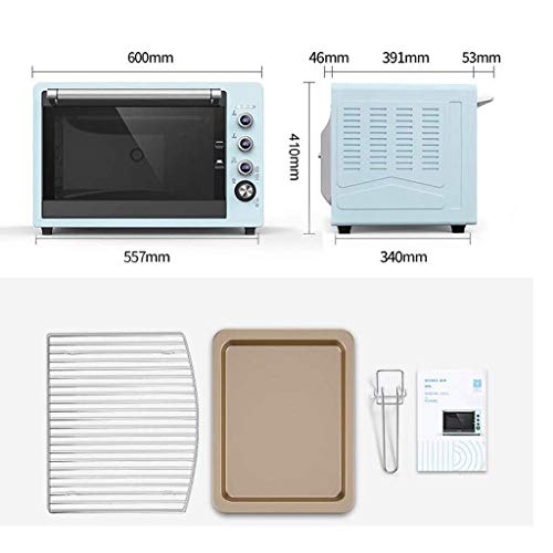 Oven 62L Toaster Oven, Multi-Function Stainless Steel Finish with Timer - Toast - Bake - Broil Settings, Natural Convection - 2100 Watts of Power