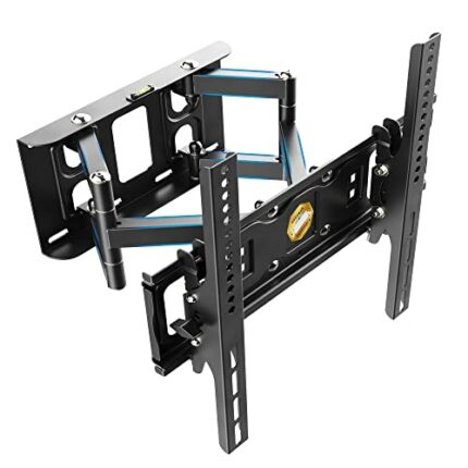 RICOO TV Bracket Tilt Swivel approx 32-55 Inch for LED LCD OLED Curved and Flatscreens S6244 Wall Mount Universal for VESA 200x200-400x400