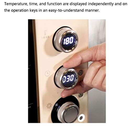 KKYKP 85L Convection Countertop Toaster Oven, Includes Bake Pan, Broil Rack & Toasting Rack, Stainless Steel