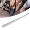 ALOBY Stainless Steel Shoe Horn, Long Handle Easy Use Ergonomically Designed Shoehorn, Sturdy for Women Children Seniors Men