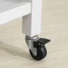 EYHLKM Kitchen Trolley Cart Kitchen Storage Trolley with 5 Drawers and Storage Shelf