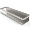Tbkoly Shower Shelf No Drilling -Adhesive Shower Basket Stainless Steel Shower Shelf Bathroom Shelf Brushed 30 cm