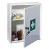 Universal Bargain First Aid Wall Mount Cabinet Locker Box Lockable Case Wall Mounted Box For Medicine And First Aid Container Storage Emergency L