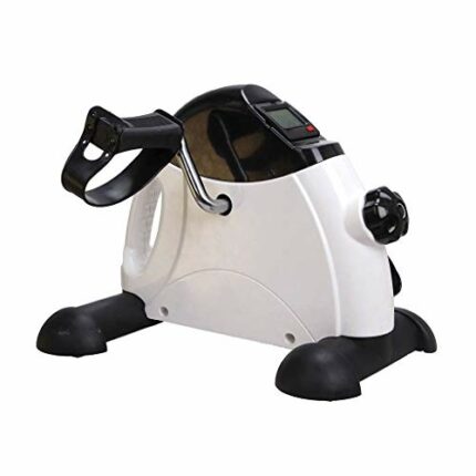 TWDYC Portable Fitness Pedal Stationary Under Desk Indoor Exercise Machine Bike for Arms Legs Physical Therapy with LCD Display Calorie Counter 4