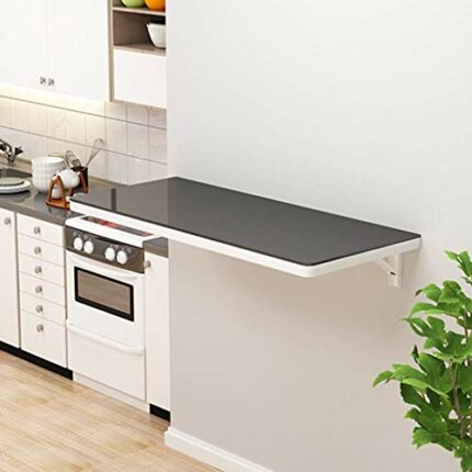 FALIYORS Wall-mounted Table Folding Kitchen Wood Dining Tables Living Room Furniture Kitchen Multi-use Computer Laptop Desk Space Saving For Home