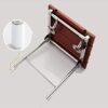 taimowei Wall-Mounted Shower Seats Stool Wooden Shower Seat Anti-Slip Bath Stool Elderly Stool,Household Goods