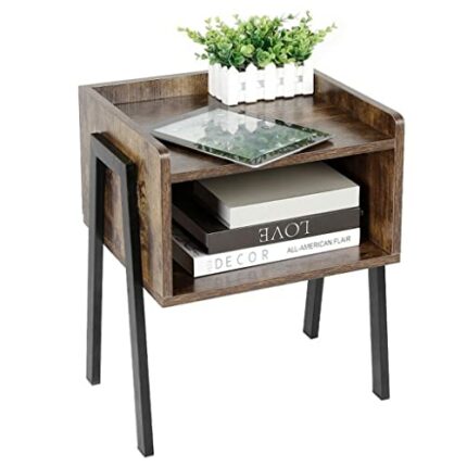 N/A Bedside Cabinet Table Nightstand Vintage Storage Cabinet Bedside Table Bedroom Home Furniture Drawer Bedstand Cabinet
