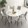 dining chair Office Reception Chairs Business Dining Chairs Set Dining Chairs Set of 4, Kitchen Chairs with PU Cushion Seat Back, Mid Century Liv