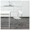 BestOnlineDeals01 GUNDE Folding chair, white, 41x45x78 cm durable and easy to care for. Foldable chairs. Dining chairs. Chairs. Furniture. Enviro