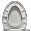8 Pieces Toilet Seat Buffers Universal Seat Replacement Bumpers with Strong Adhesive