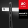 One For All Ultra Slim TV Wall Bracket Mount – Screen size 32-90 Inch - For All types of TVs (LED LCD Plasma) – Max Weight 80kgs – VESA 100x100 t