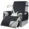 Waterproof Recliner Chair Cover, Recliner Sofa Coves with 6 Side Pockets, Anti-fouling 1 Seats Recliner Armchair Cover, Non-slip Chair Protectors