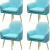 dining chair Office Business Reception Chairs Conference Chairs Desk Chair Set of 4 Lazy Makeup Stool Furniture Hotel Nail Shop Sofa Chair Nordic