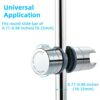 Shower Head Holders, BBLIKE Hand Shower Bracket Replacement 18-25MM Adjustable Replacement Shower Holder Chrome Plated Shower Bracket