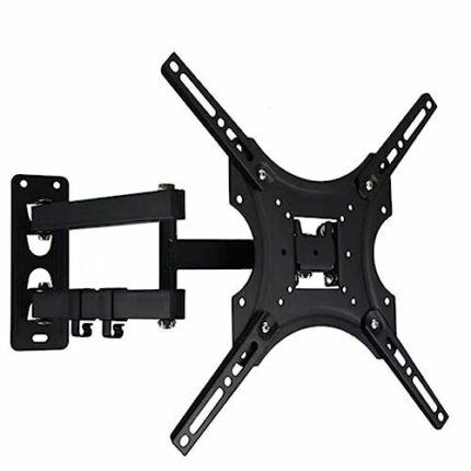 NTEK TV Wall Bracket for 17-55 Inch TVs | Full Motion TV Wall Mount Bracket Swivels Tilts 35kg Weight Capacity Max VESA 400x400mm | Swivel Tilt S